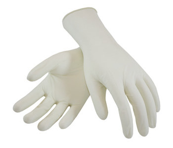 Picture of PIP 100-3201PF Tan 9 Latex Powder Free Disposable Gloves (Main product image)