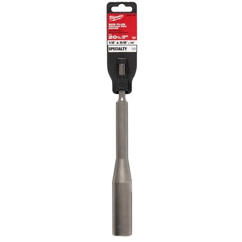 Milwaukee 5/8 in SDS-Plus Grounding Rod Driver 48-62-6031 - 10.25 in Overall Length - Alloy Steel - SDS-Plus Shank