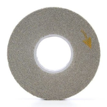 3M Scotch-Brite XL-WL Convolute Aluminum Oxide Medium Deburring Wheel - Medium Grade - Arbor Attachment - 8 in Diameter - 3 in Center Hole - 1 in Thickness - 13619