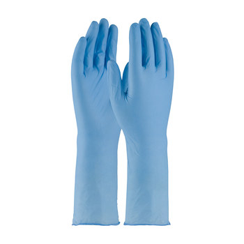 Picture of PIP Ambi-dex 63-3314PF Blue Medium Nitrile Powder Free Disposable Gloves (Main product image)
