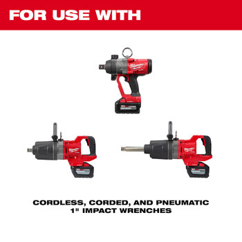 Milwaukee SHOCKWAVE Impact Duty 49-66-7841 Impact Socket - Forged Steel - 4 Point Drive - 4.61 in Length - 82691