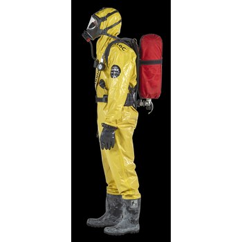 Ansell AlphaTec Chemical Protective Suit 66SUPER ASYT21242000000005 - Size XL - Yellow - ANSELL 836197