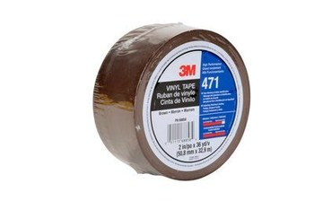 3M 471 Brown Marking Tape - 2 in Width x 36 yd Length - 5.2 mil Thick - 68858