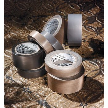 3M 5151 Brown Slick Surface Tape - 1 in Width x 36 yd Length - 5.3 mil Thick - 45639