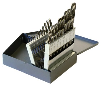 Picture of Chicago-Latrobe 550ASP 135° Right Hand Cut M42 High-Speed Steel - 8% Cobalt Heavy-Duty Jobber Drill 47924 (Main product image)