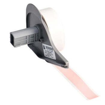 Picture of Brady Pink Indoor / Outdoor Vinyl Thermal Transfer M71C-500-595-PK Continuous Thermal Transfer Printer Label Roll (Main product image)