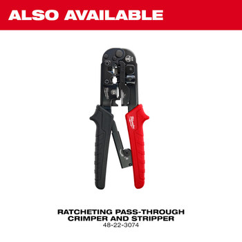 Milwaukee 48-22-3076 Modular Crimper & Stripper - Steel, Rubber - 84834