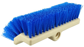 Weiler 446 Bi-Level Scrub Brush - Polypropylene - 10 in - Blue - 44692
