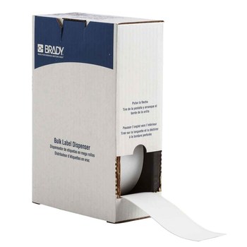 Picture of Brady ToughWash White Polyester Thermal Transfer BM7C-2000-854-WT Metal Detectable Label Tape (Main product image)