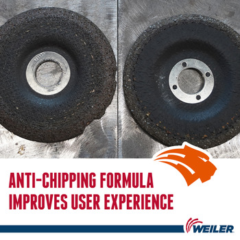Weiler Tiger 2.0 Grinding Wheel 57120 - 4.5 in - Aluminum Oxide - 24 - R