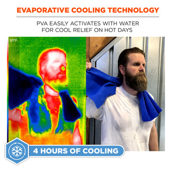 Ergodyne Chill-Its Cooling Towel 6602 12420 - Blue