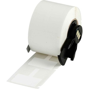 Picture of Brady WorkHorse White Polypropylene Thermal Transfer M6-1-425-FT T-Flag Wire & Cable Labels (Main product image)
