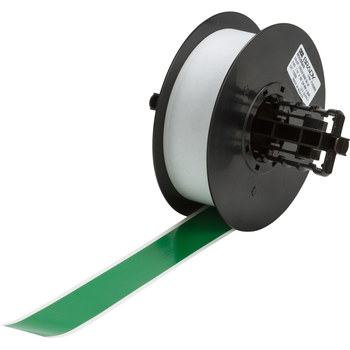 Picture of Brady Green Indoor / Outdoor Vinyl Thermal Transfer 113206 Continuous Thermal Transfer Printer Label Roll (Main product image)