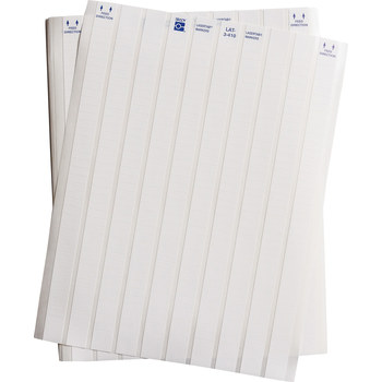 Brady LAT-3-410-10 Laser Printable Label, 0.65 in x 1/4 in