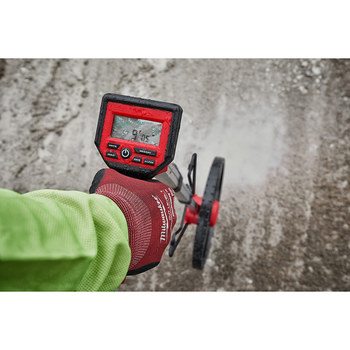 Milwaukee Red/Black Plastic, Rubber, Aluminum Digital Measuring Wheel - 12 in Diameter - 48-22-5112