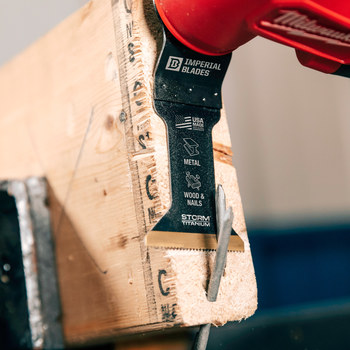 Milwaukee One Fit End Cut Oscillating Metal Blade IBOAT340-1 - 1.75 in Width x 0.03 in Thick - Bi-metal