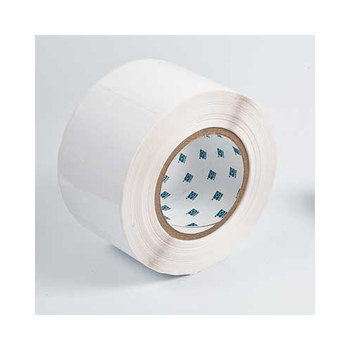 Picture of Brady White Self-Laminating Polyester Thermal Transfer THT-19-483-1 Die-Cut Thermal Transfer Printer Label Roll (Main product image)