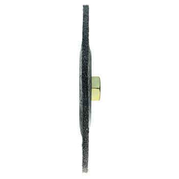 Weiler Polyflex 35216 Wheel Brush - 7 in Dia - Encapsulated Knotted Steel Bristle