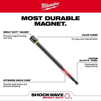 Milwaukee SHOCKWAVE Impact Duty Hex 49-66-4686 Nut Driver
