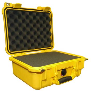 Picture of Pelican 1400 NL/WF Yellow Polypropylene Protective Hard Case (Main product image)