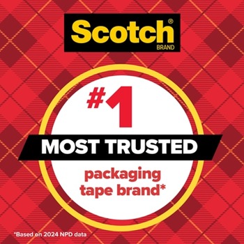 3M Scotch 142 Clear Box Sealing Kit - 1.88 in Width x 800 in Length - 3.1 mil Thick - 64204