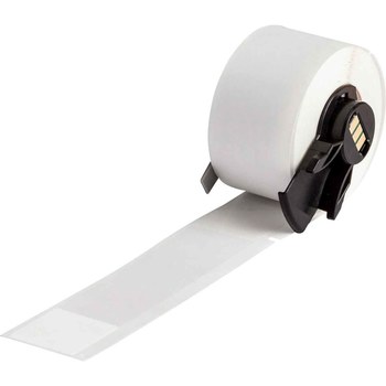 Picture of Brady M610 White, Clear Vinyl Thermal Transfer M6-23-417 Self-Laminating Wire & Cable Labels (Main product image)