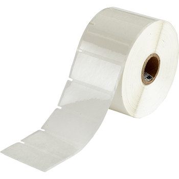 Picture of Brady Clear Polyester Thermal Transfer THT-17-430-1.5-SC Die-Cut Thermal Transfer Printer Label Roll (Main product image)