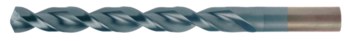 Cleveland Q-Cobalt 2075-TC #29 Wide Land Parabolic Jobber Drill - Split 135° Point - 1.75 in Spiral Flute - Right Hand Cut - 2.875 in Overall Length - M42 High-Speed Steel - 8% Cobalt - 0.136 in Shank - C16953