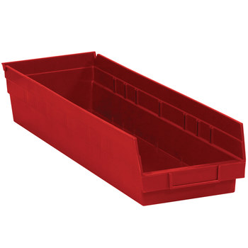 Picture of BINPS122R Red Plastic Shelf Bins (Main product image)
