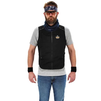 Ergodyne Chill-Its Cooling Vest 6255 12125 - Size Large/XL - Black