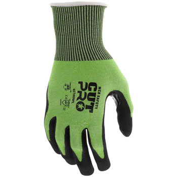 MCR Safety Hypermax CutPro Yellow/Black Medium Cut-Resistant Gloves - A5 Cut Resistance - Nitrile Palm & Fingers Coating - 92785NFM