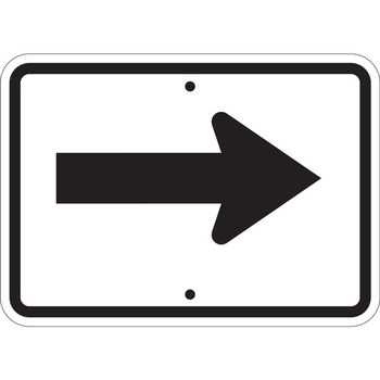 Picture of Brady B-959 Aluminum Rectangle White Stop Signs, Traffic Control Signs & Banners Sign part number 80055 (Main product image)