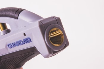 Guardair PalmJet Safety Air Gun - 9.7 in Length - 1/4 in FNPT Inlet - 6 cfm - Polypropylene - GA4404S