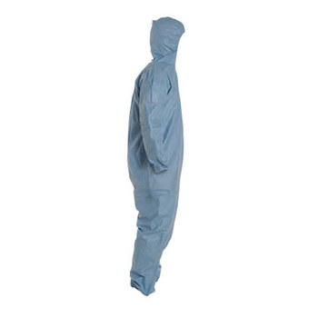 Dupont Chemical-Resistant Coveralls TM127S BU TM127SBU6X002500 - Size 6XL - Blue