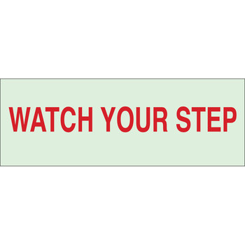 Picture of Brady Bradyglo B-347 Polyester / Polystyrene Rectangle Green English Fall Prevention Sign part number 80048 (Main product image)