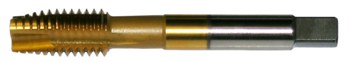 Picture of Greenfield Threading SPAR #10-32 UNF H3 TiN 2.375 in TiN CNC Aerospace Spiral Point Machine Tap 285206 (Main product image)