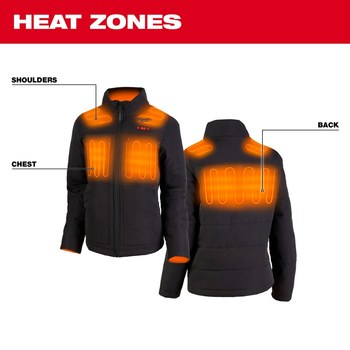 Milwaukee M12 AXIS Women Heated Jacket Kit, Size Large, Polyester ...