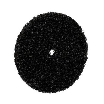 3M Scotch-Brite Clean & Strip CS-DC Non-Woven Silicon Carbide Deburring Disc - Very Coarse Grade - Arbor Attachment - 6 in Diameter - 1/2 in Center Hole - 00948