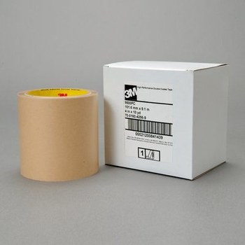 3M 9500PC Clear Bonding Tape - 1 in Width x 36 yd Length - 5.6 mil Thick - Kraft Paper Liner - 67796