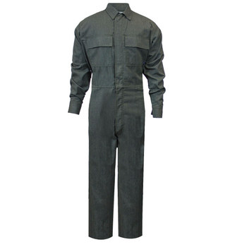 Picture of National Safety Apparel CARBON ARMOUR Dark Green 3XL 70% O-Pan, 28% Para-Aramid, 1.6% Rayon, 0.4% Stainless Steel Protective Coveralls (Main product image)