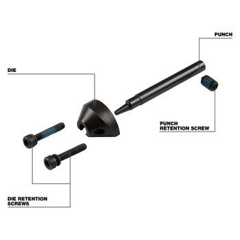 Milwaukee M12 FUEL Metal Punch & Die Set 48-44-0272