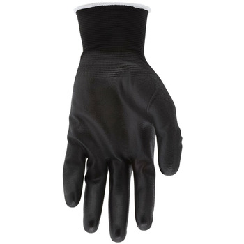 MCR Safety UltraTech Black 2XL Work Gloves - A1 Cut Resistance - Polyurethane Palm Coating - 96691XXL