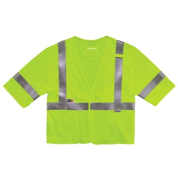 Ergodyne Glowear High-Visibility Vest 8356FRHL 22215 - Size Large/XL - High-Visibility Lime