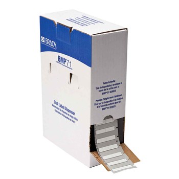 Picture of Brady PermaSleeve White Polyolefin Thermal Transfer BM-187-175-342-2 Heat Shrink Wire & Cable Labels (Main product image)
