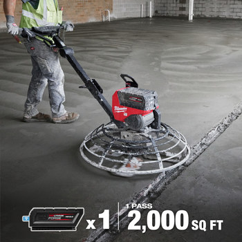 Milwaukee MX FUEL Walk-Behind Trowel MXF336-3HD, 164 lb, 14 in
