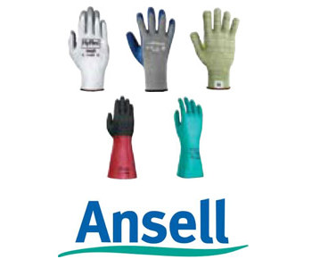 Picture of Ansell Black/Yellow 7 Work & General Purpose Gloves (Main product image)