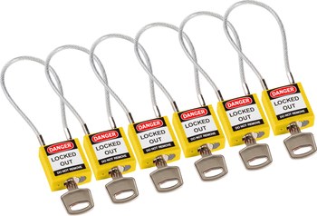Picture of Brady - 146129 Cable Padlock (Main product image)