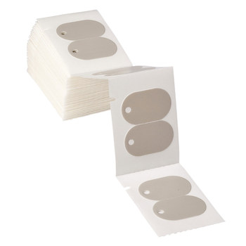 Picture of Brady M710 Gray Polyethylene Thermal Transfer M7-111-145FR-GY Fire Retardant Printer Tags (Main product image)