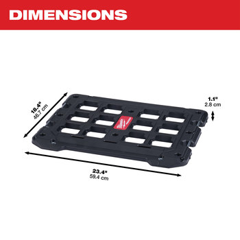 Milwaukee PACKOUT 1.1 in Mounting Plate 48-22-8485 - Polymer