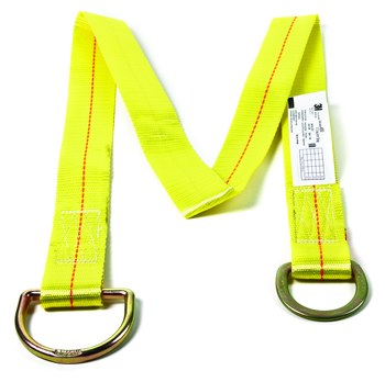 Picture of 3M 4550-6 Yellow Polyester Webbing Cross-Arm Strap (Main product image)